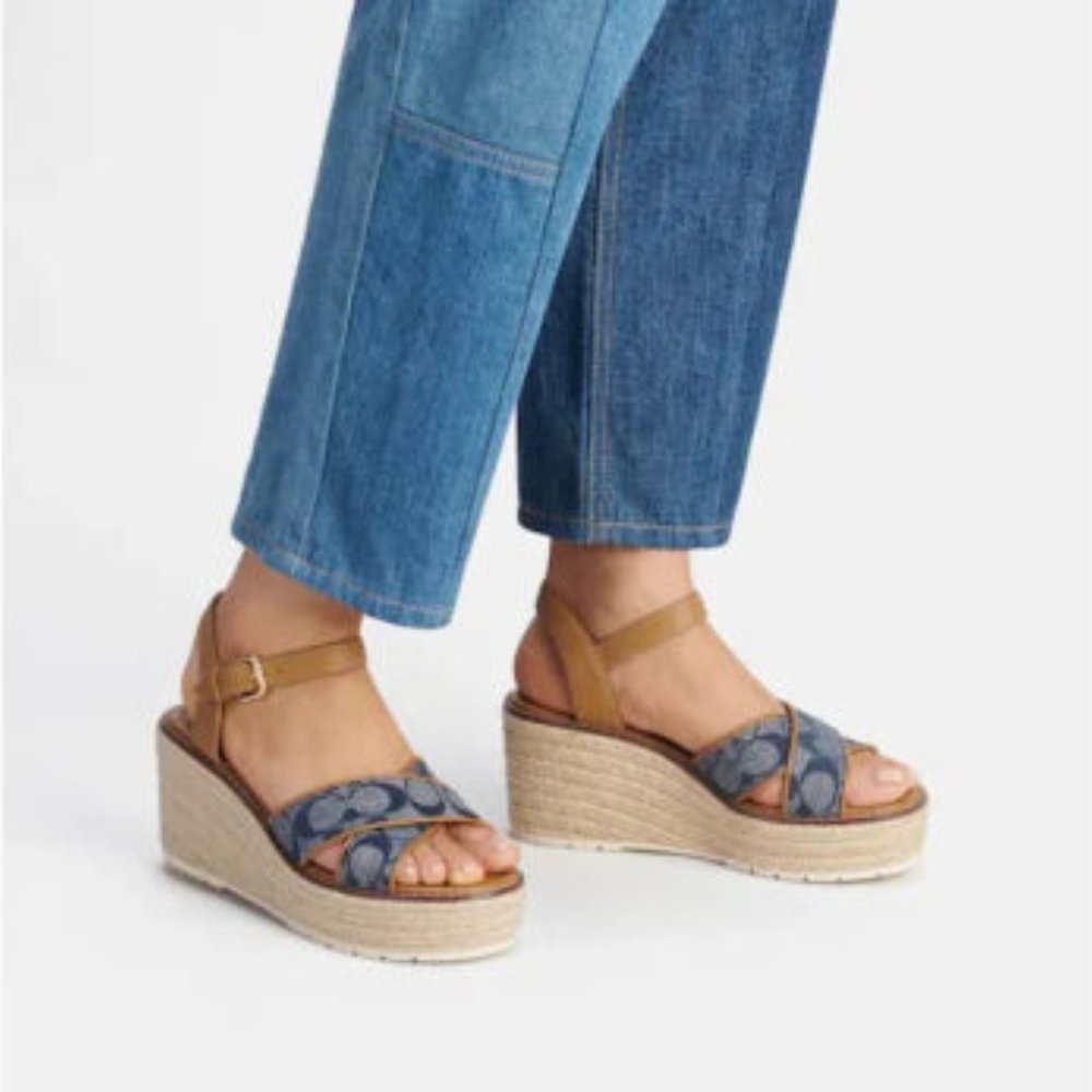 Coach Kimberly Espadrille Sandals - Picture 5 of 5